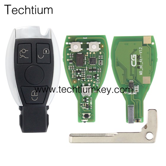 CGDI (can change 433mhz to 315mhz) 3 button remote key for Mercedes Benz